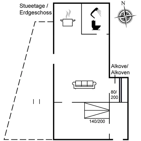 Ingert - 250m From The Sea By Interhome Апартаменты